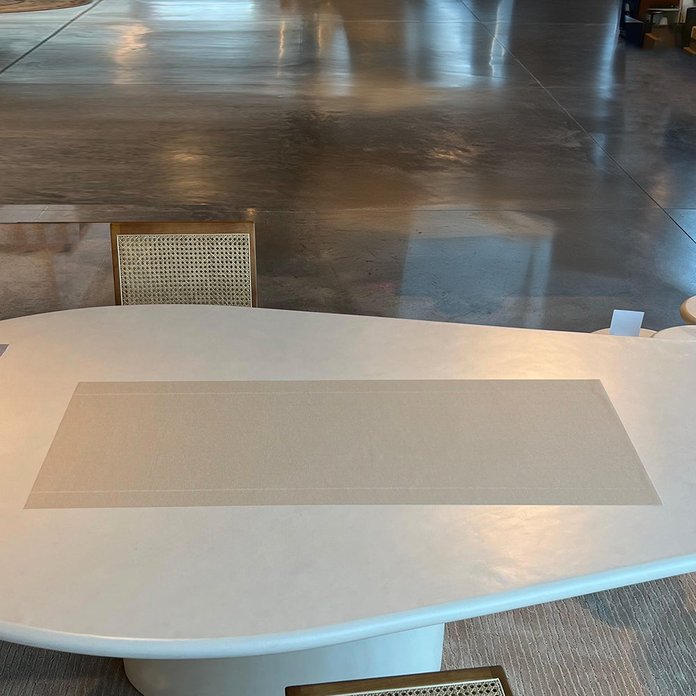 SAND ROLL TABLE RUNNER 45x120 per pc - مفرش طاولة قطنية 45*120 سم - حبة واحدة