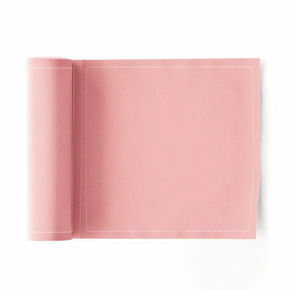 Dusty pink Napkin 20x20,4 100% Cotton, Rolls 25 -مناديل سفرة قطنية 20×20.4 ورددي ترابي , 25 قطعة