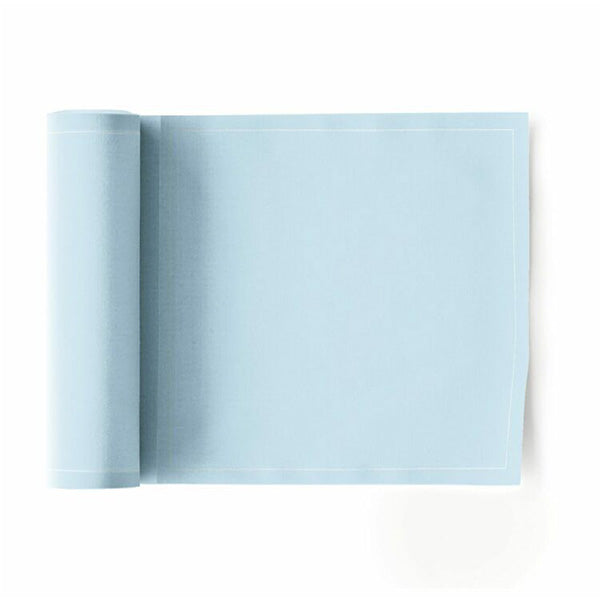 Foggy blue Napkin 20x20,4 100% Cotton, Rolls 25 - مناديل سفرة قطنية 20×20.4 أزرق–  25 قطعة