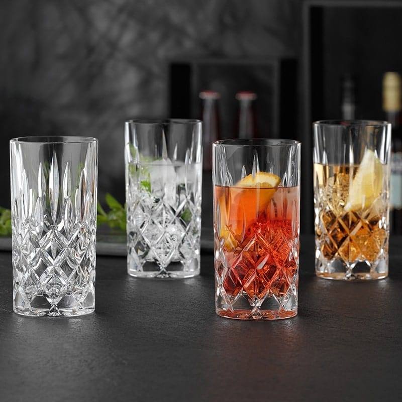 Noblesse Long Drink Glasses 12 pcs - مجموعة Noblesse أكواب 12 قطعة