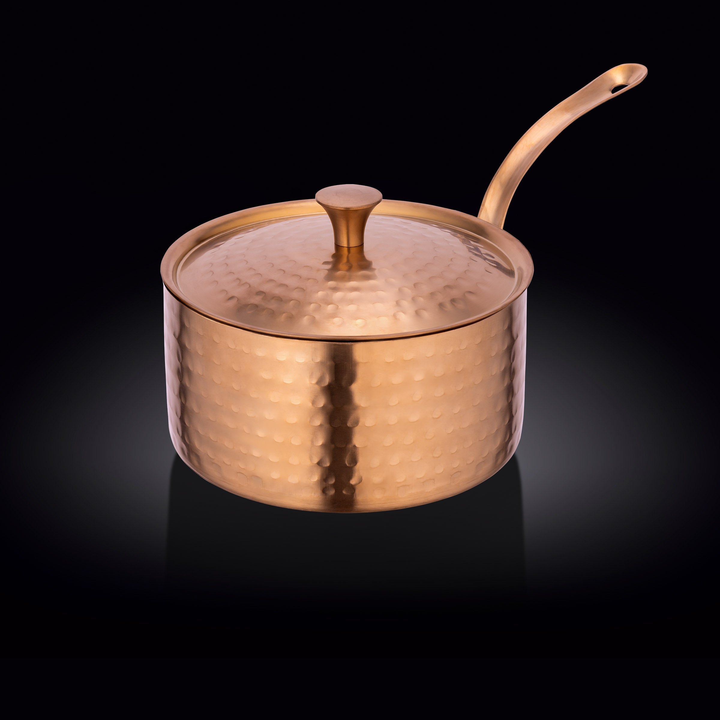 SAUCEPAN WITH LID & LONG HANDLE  16 X 7 CM -  16 X 7 CM قدر بغطاء ومقبض