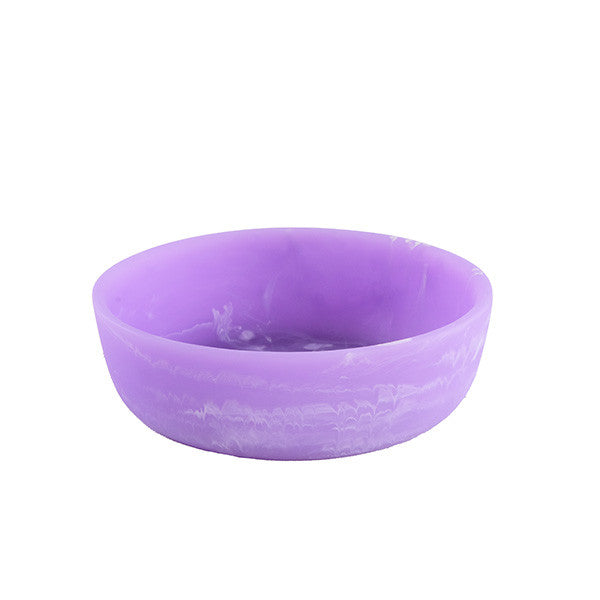 Round Bowl Small 23x23x7.6cm,  Lilac Color - وعاء ريزن صغير 23x23x7.6سم , لون بنفسجي فاتح