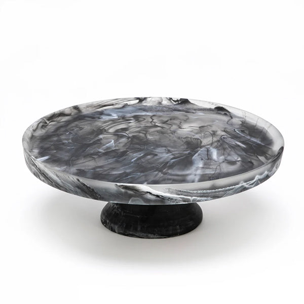 Large Cake Plate Large, Black - ستاند كيك كبير أسود