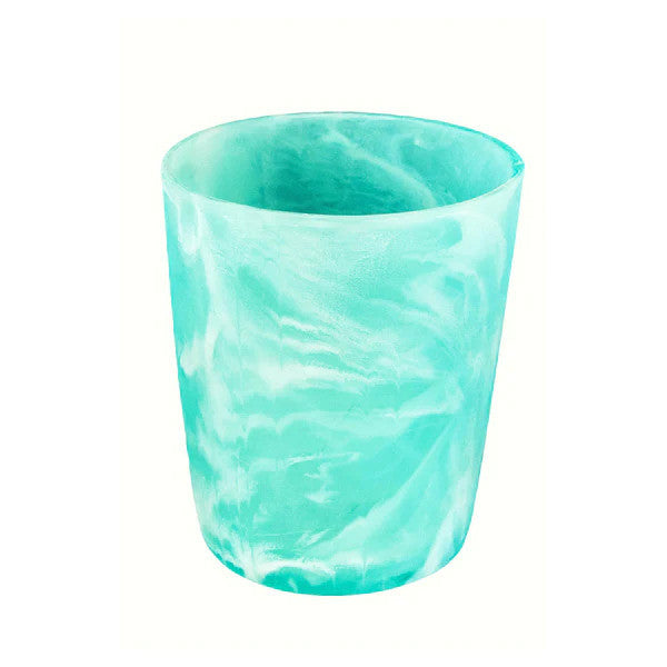 CUP 3.5X2.5X4cm AQUA SWIRL - كوب ريزن 8.8x6.3x10سم, لون أزرق
