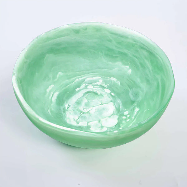 WAVE BOWL MEDIUM 29.5X11cm Mint- وعاء مموج متوسط , لون أخضر