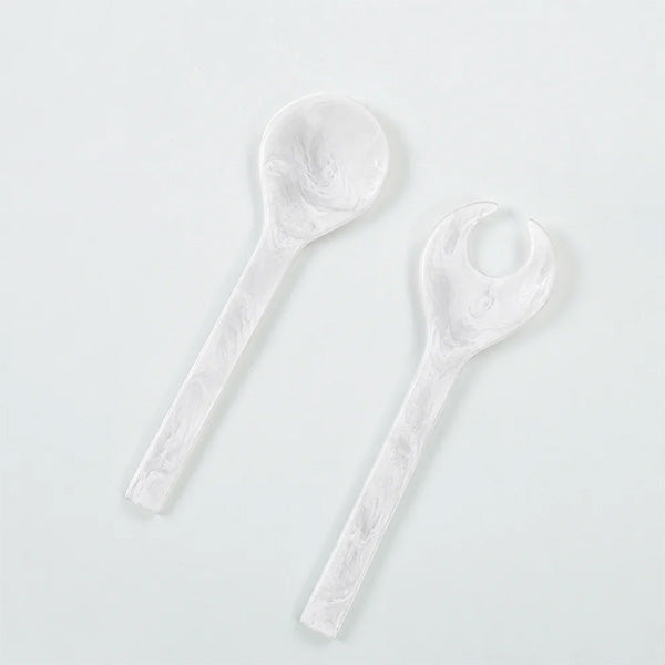 Classical Servers 2pc , White -  طقم تقديم كلاسيكي قطعتان, أبيض