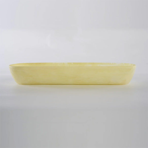 Large Boat Bowl, Yellow -  وعاء قارب كبير , أصفر