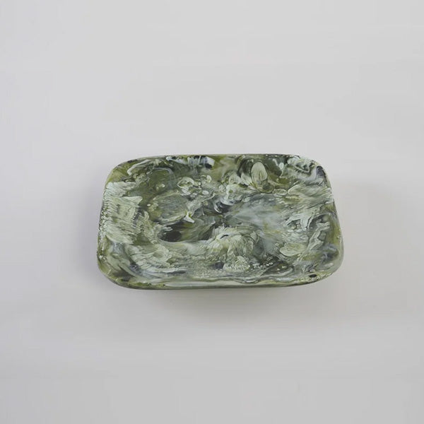 Medium Square Tray, Forest - طبق تقديم مربع متوسط, أخضر