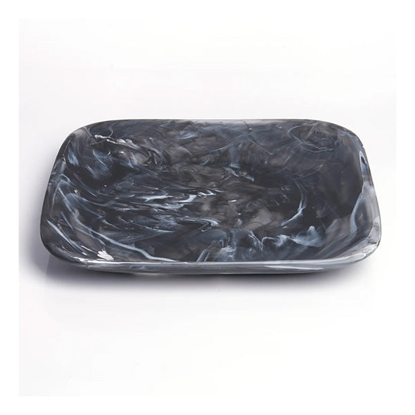 Large Square Tray , Black - طبق تقديم مربع كبير,  أسود