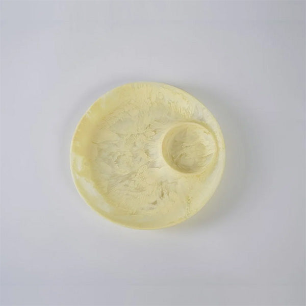 Chip & Dip , Yellow -  طبق شيبس وصوص - أصفر