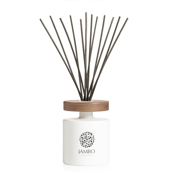 Papua diffuser with woody Sticks, 200ml - ناشر عطري مع أعواد خشبية Papua , 200 مل