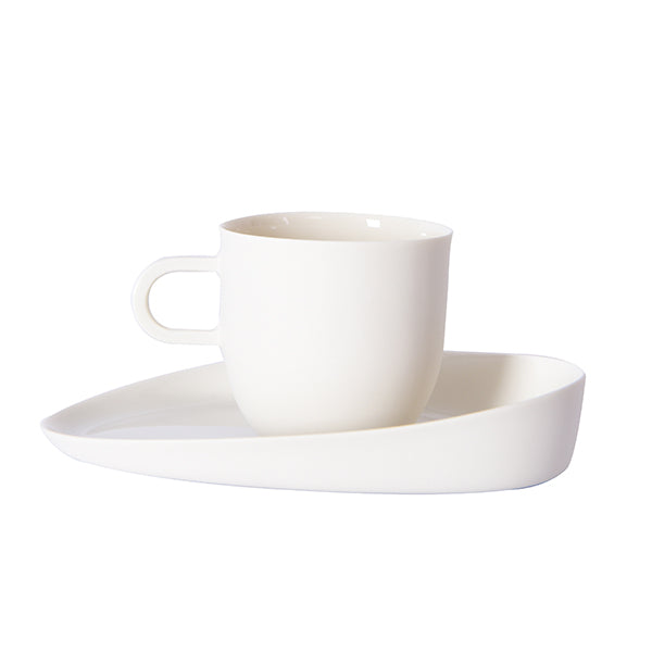 White Espresso Set, 2 pcs - طقم اسبرسو 2 قطعة, اللون أبيض