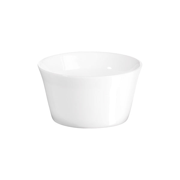 Mini Souffle Bowl 5X3.5cm , White Color - وعاء سوفليه صغير5X3.5 سم لون أبيض