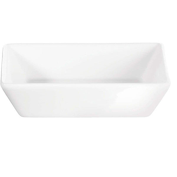 Rectangular gratin plate 38x24x8 cm, white Color - طبق غراتان 38x24x8سم لون أبيض