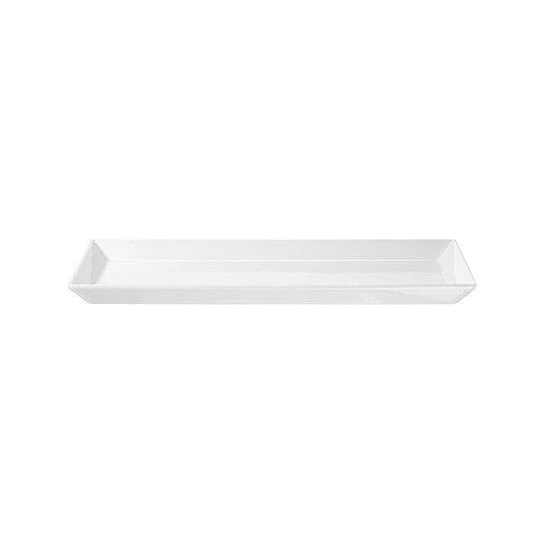 Rectangular Serving plate 39.5x26x3cm , White Color - طبق تقديم مستطيل 39.5x26x3سم , لون أبيض