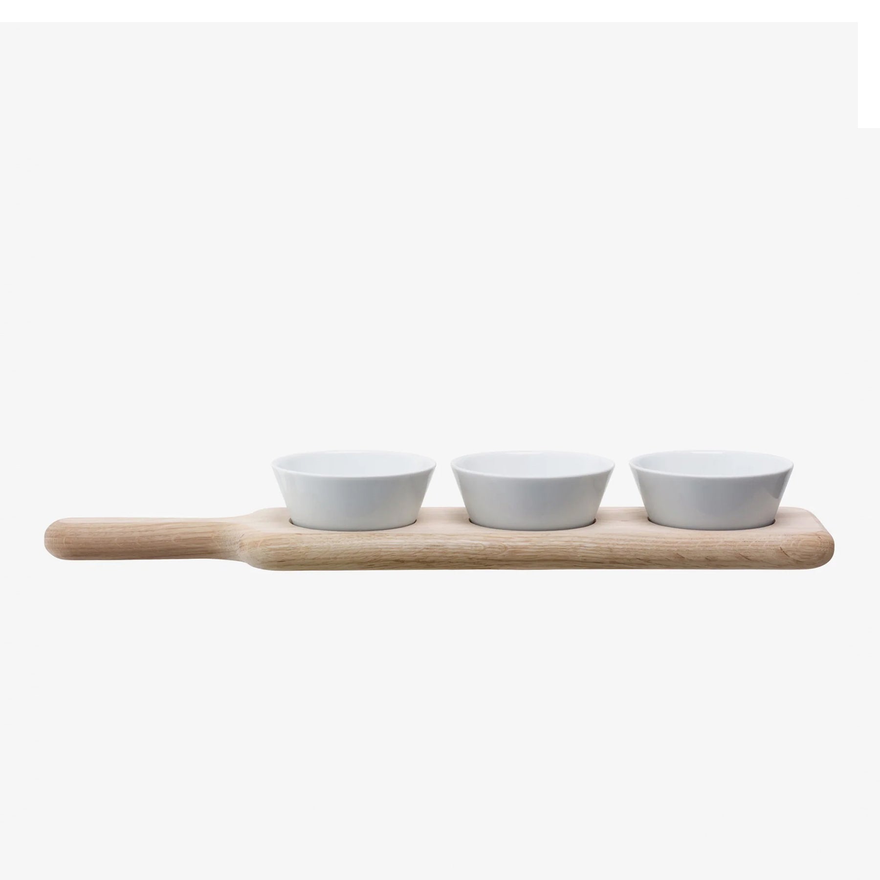 Paddle Bowl Set & Oak - طقم بادل للتقديم