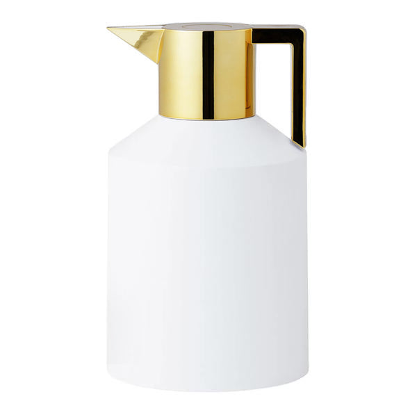 Geo vacuum Jug White&Gold 1.5 L - مطارة Geo أبيض وذهبي 1.5 لتر