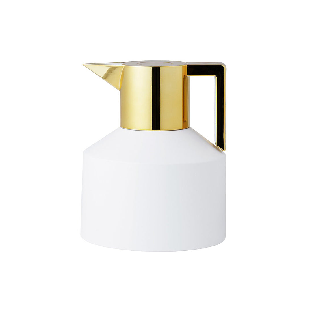 Geo vacuum Jug White&Gold -مطارة Geo أبيض وذهبي 1 لتر