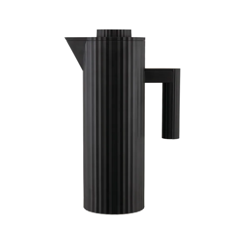 Plissé vacuum Jug Black 1 L ,مطارة Plissé أسود 1 لتر