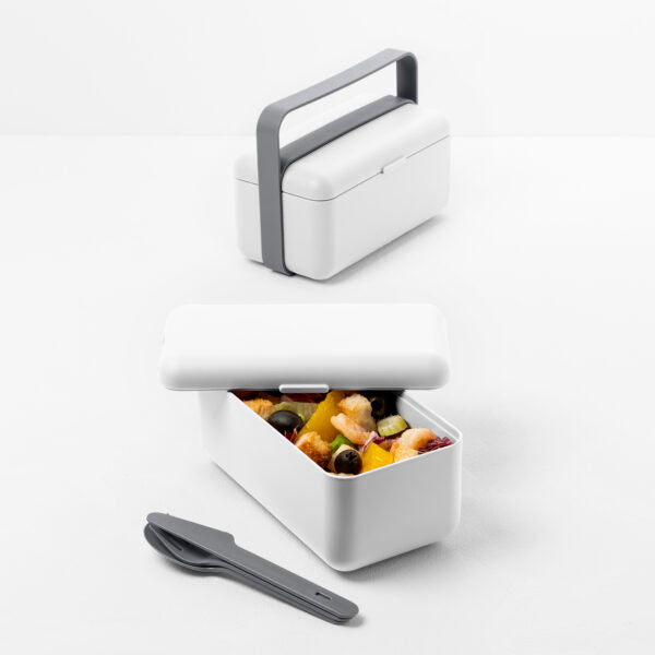 BAULETTO Lunchbox S model , White Color - صندوق طعام BAULETTO  ، موديل S ، لون أبيض