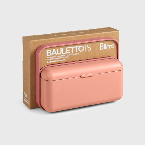 BAULETTO Lunchbox S model , Light Flamingo Color - صندوق طعام BAULETTO  ، موديل S ، لون وردي فاتح
