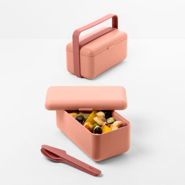 BAULETTO Lunchbox S model , Light Flamingo Color - صندوق طعام BAULETTO  ، موديل S ، لون وردي فاتح