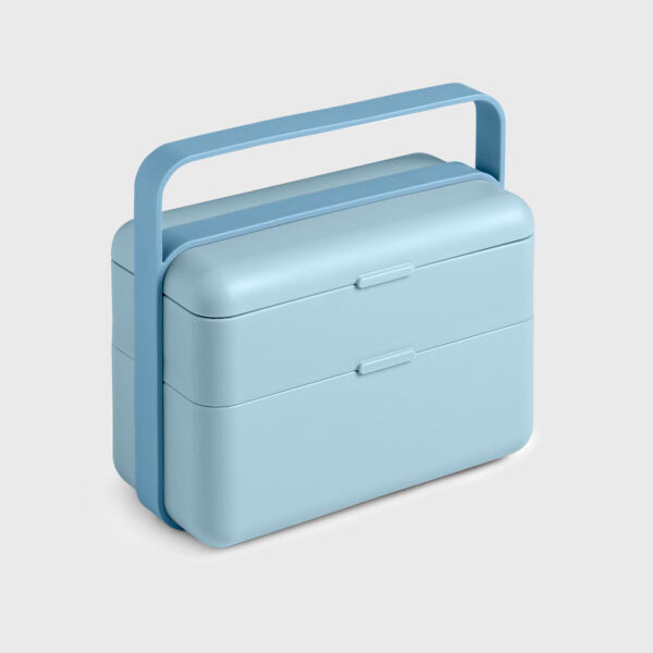 BAULETTO Lunchbox M model , Light Ocean Color - صندوق طعام BAULETTO  ، موديل M ، لون أزرق فاتح