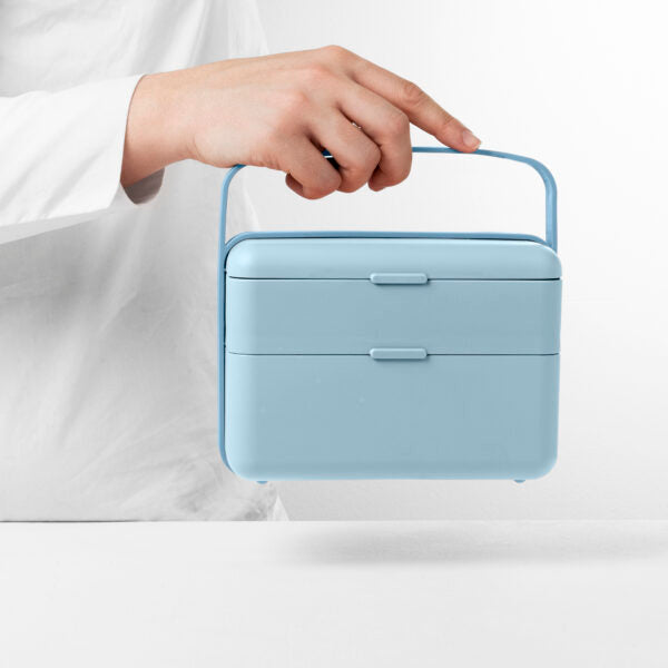 BAULETTO Lunchbox M model , Light Ocean Color - صندوق طعام BAULETTO  ، موديل M ، لون أزرق فاتح