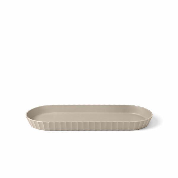 TRAY MINERVA M MOKA GREY - صينية MINERVA متوسطة, لون رمادي / بيج