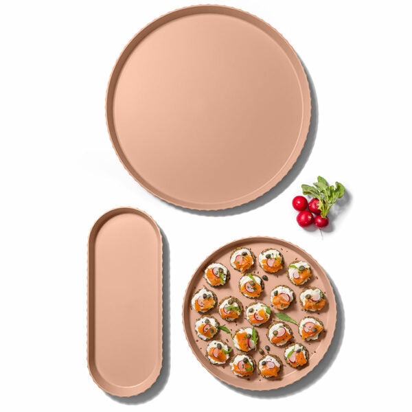 MINERVA Tray Medium , Pink Sand Color - صينية MINERVA متوسطة, لون وردي