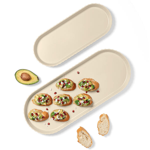 MINERVA Tray Medium , Brown Sugar Color - صينية MINERVA متوسطة, لون بيج فاتح