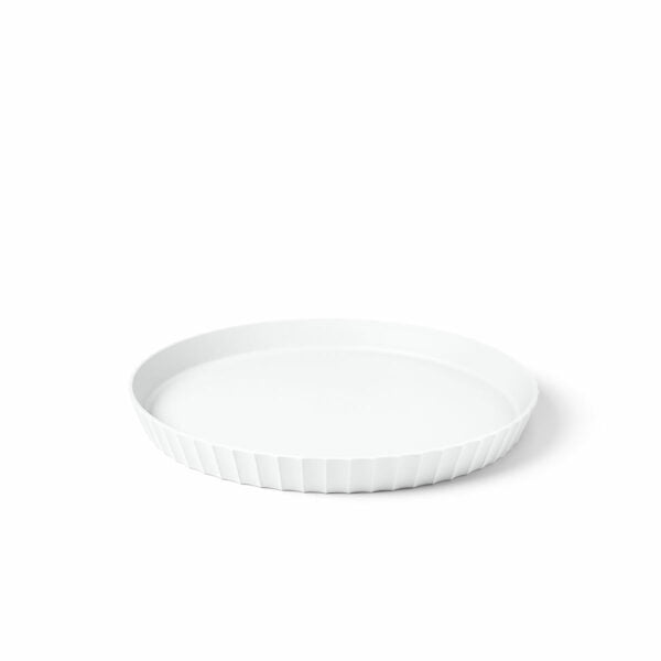 Round Medium ATENA Tray , White Color - صينية ATENAمتوسطة , لون أبيض