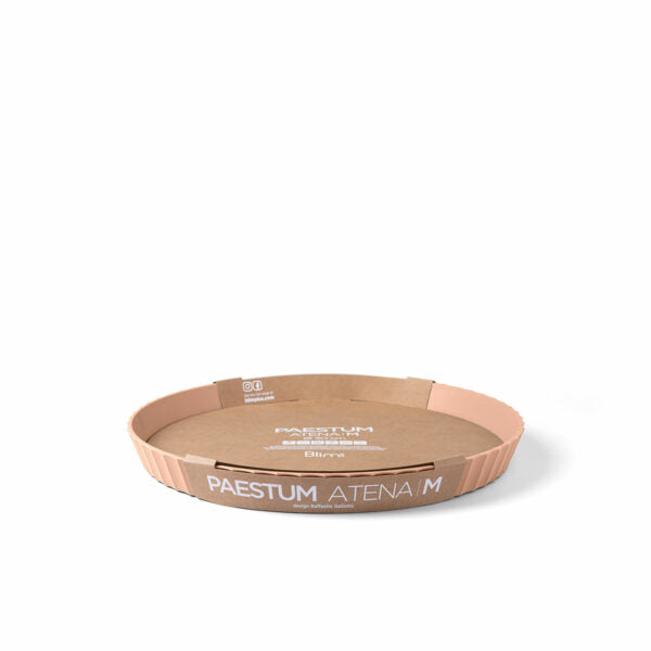 Round Medium ATENA Tray , Pink Sand Color - صينية ATENAمتوسطة , لون وردي