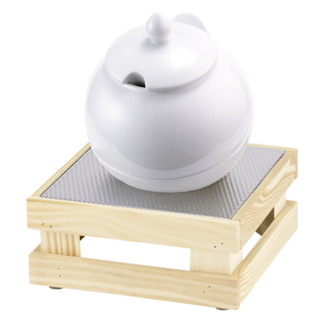 Small bowl with lid white- وعاء صغير مع غطاء أبيض