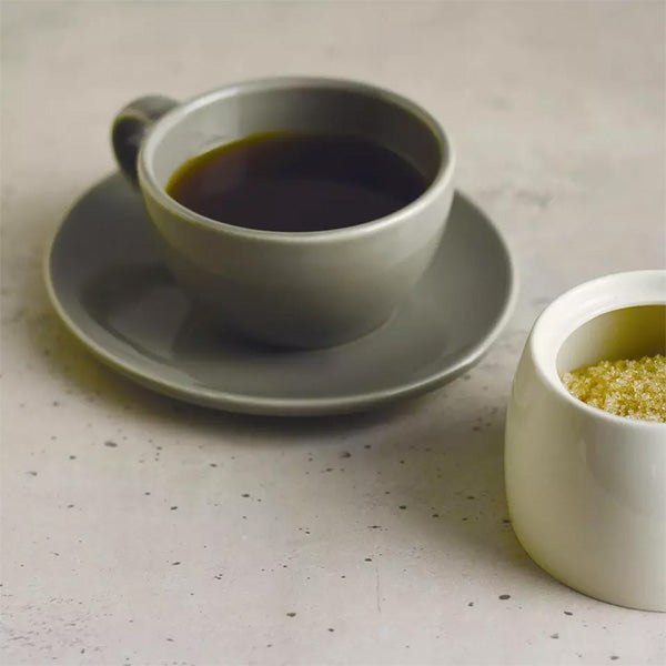 Gray, TOPO Cup & Saucer - كوب وصحن TOPO , رمادي