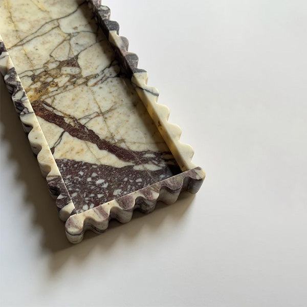 Waves Viola Marble 16 x 40 - ويفز رخام فيولا  16 × 40 سم