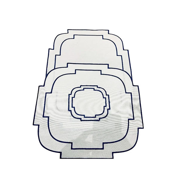 Piadro Navy Blue Line Placemats – Set of 3 - طقم مفارش طاولة بياودرو كحلي مخطط – 3 قطع