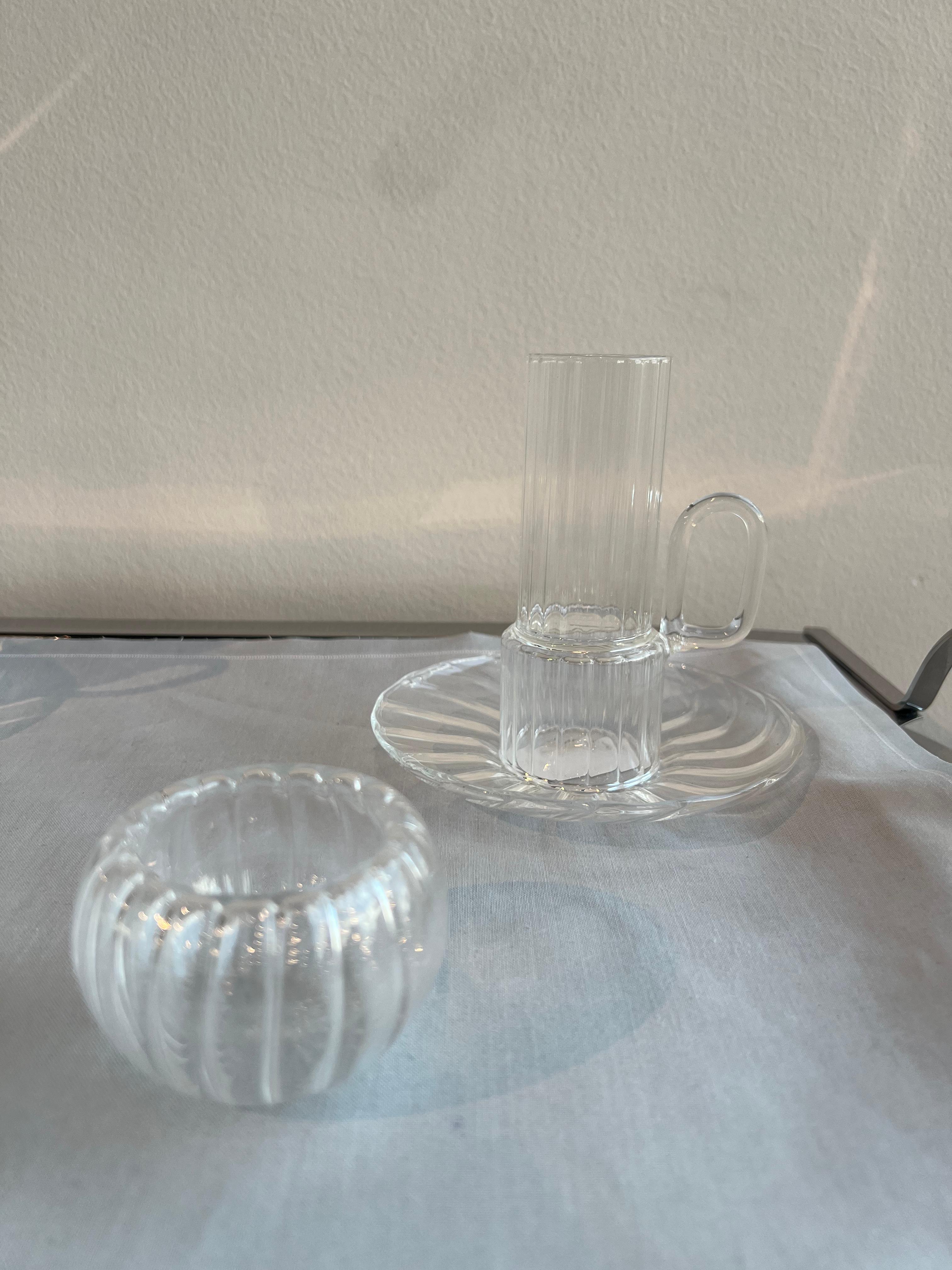 DOUBLE TEA GLASS & GAHWA CUP SET