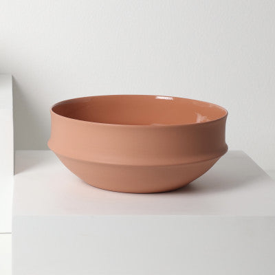 Big Rigel Bowl, Terracotta - وعاء Rigel كبير ,بني فاتح