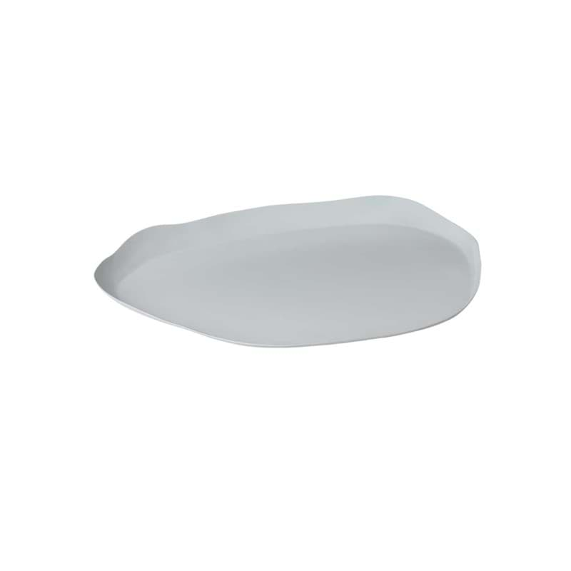 DISH ME IRON 27 x 34 x 3 cm  LIGHT BLUE - طبق 'MIE' معدني 32x39x3سم, لون أزرق فاتح