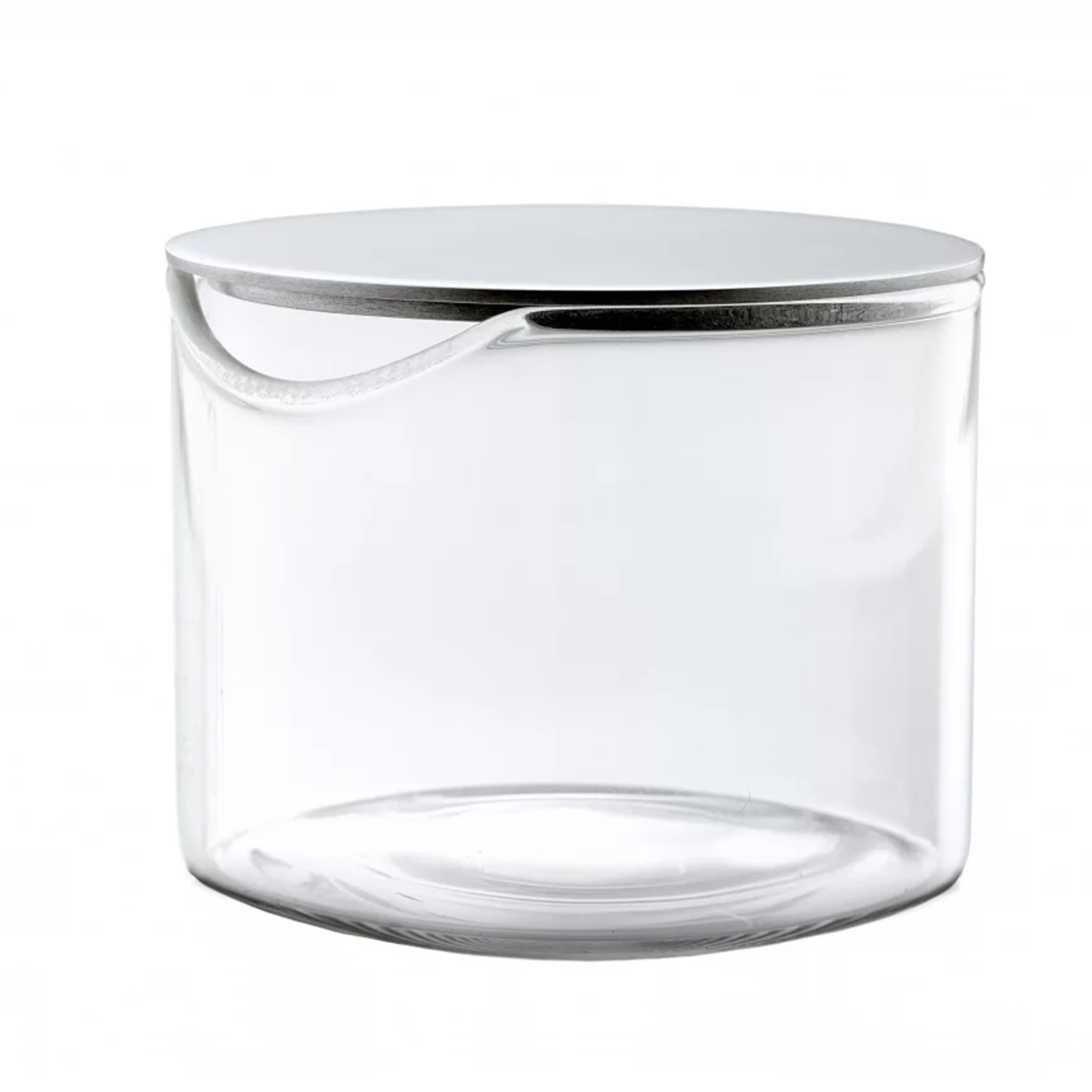 BASIC Condiment Serving Glass with Lid 89ml - زجاجة بهارات BASIC  مع غطاء 89مل