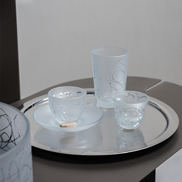 Abstract Drinking Glass Set - طقم اكواب بنقش Abstract