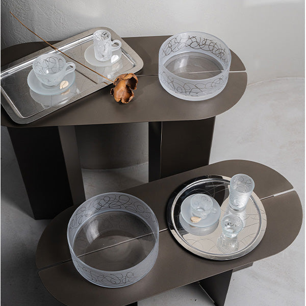 Abstract Drinking Glass Set - طقم اكواب بنقش Abstract
