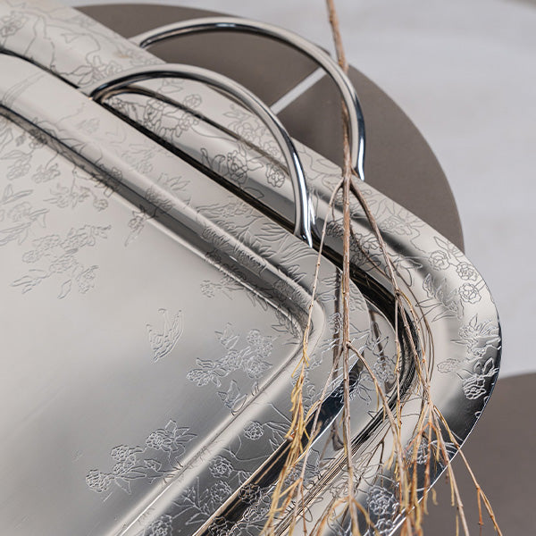 Forest Rect XXL Tray with Handle  -  XXL  صينية مستطيلة بمقبض