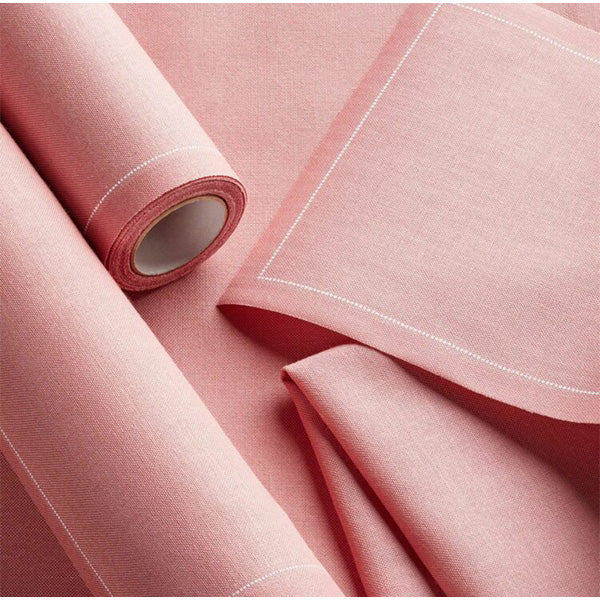Dusty pink Napkin 20x20,4 100% Cotton, Rolls 25 -مناديل سفرة قطنية 20×20.4 ورددي ترابي , 25 قطعة
