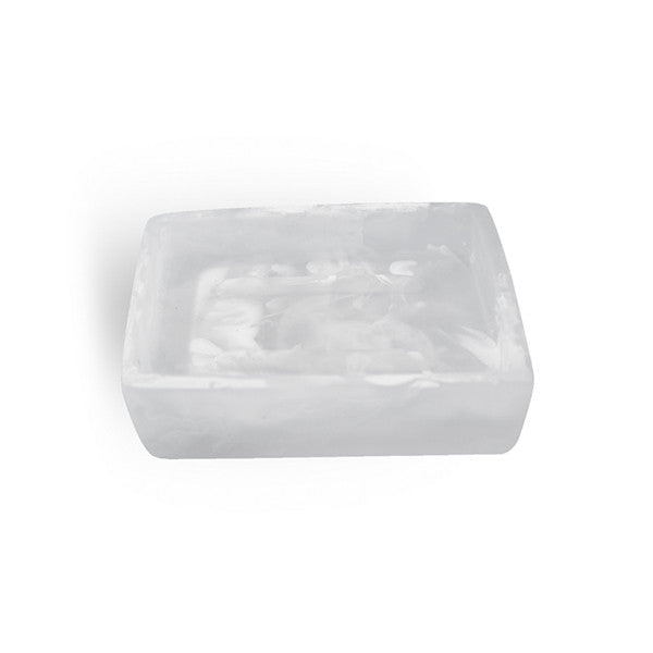 Soap Dish 10x7x2.5cm, White Color -  صحن صابون 10x7x2.5سم, لون أبيض