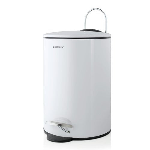 TUBO Pedal Bin , White Color - سلة مهملات بدواسة TUBO , لون ابيض