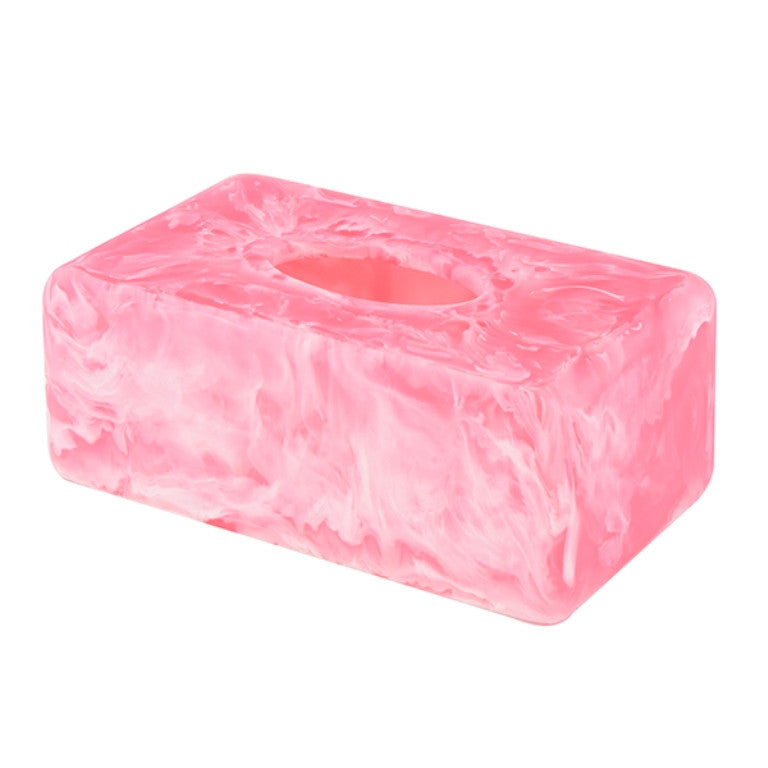 Large Rectangular Tissue Box 40x12x10cm, Pink Color - علبة مناديل ورقية مستطيلة 40x12x10سم, لون وردي