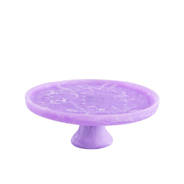 Medium Footed Cake Stand 26x10cm, Lilac  Color - ستاند كيك متوسط 26x10سم, لون بنفسجي فاتح