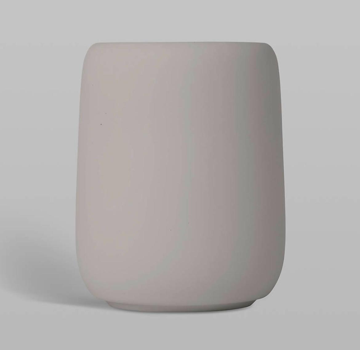 BATHROOM TUMBLER  300ml, MOONBEAM Color -كوب حمام ,300 مل،  لون أبيض دافئ